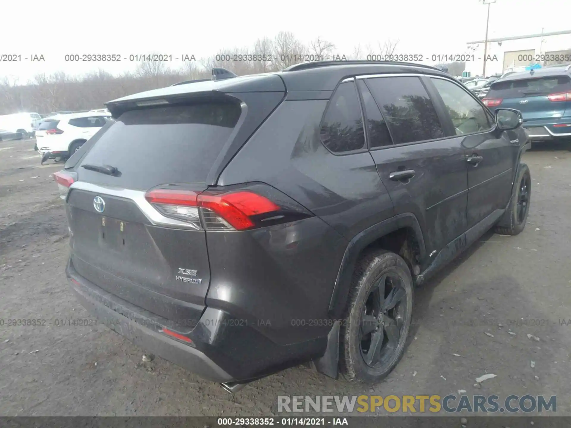 4 Photograph of a damaged car JTMEWRFVXLJ035929 TOYOTA RAV4 2020