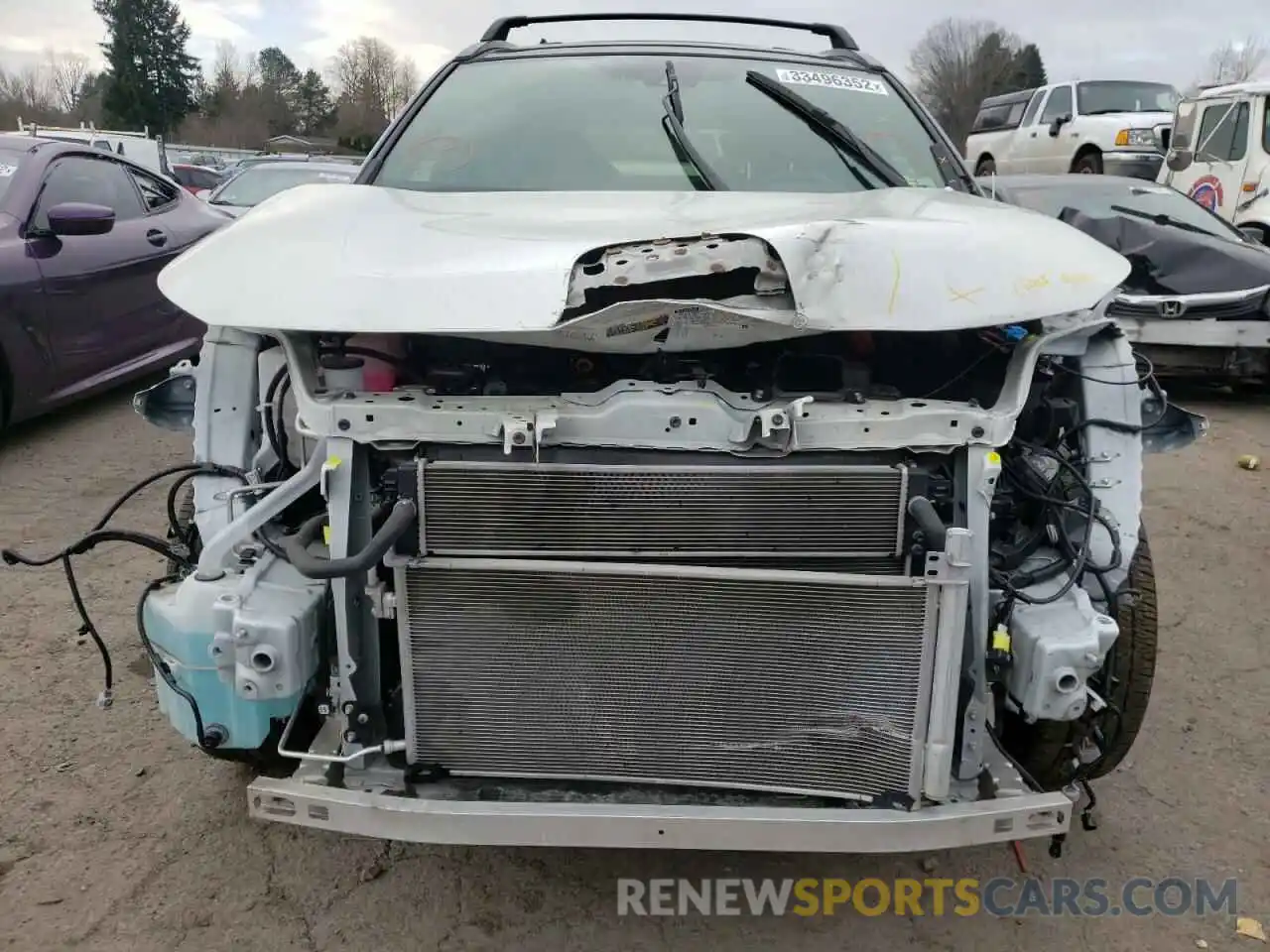 9 Photograph of a damaged car JTMEWRFVXLJ040287 TOYOTA RAV4 2020