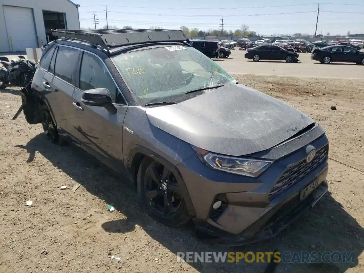 1 Photograph of a damaged car JTMEWRFVXLJ040628 TOYOTA RAV4 2020