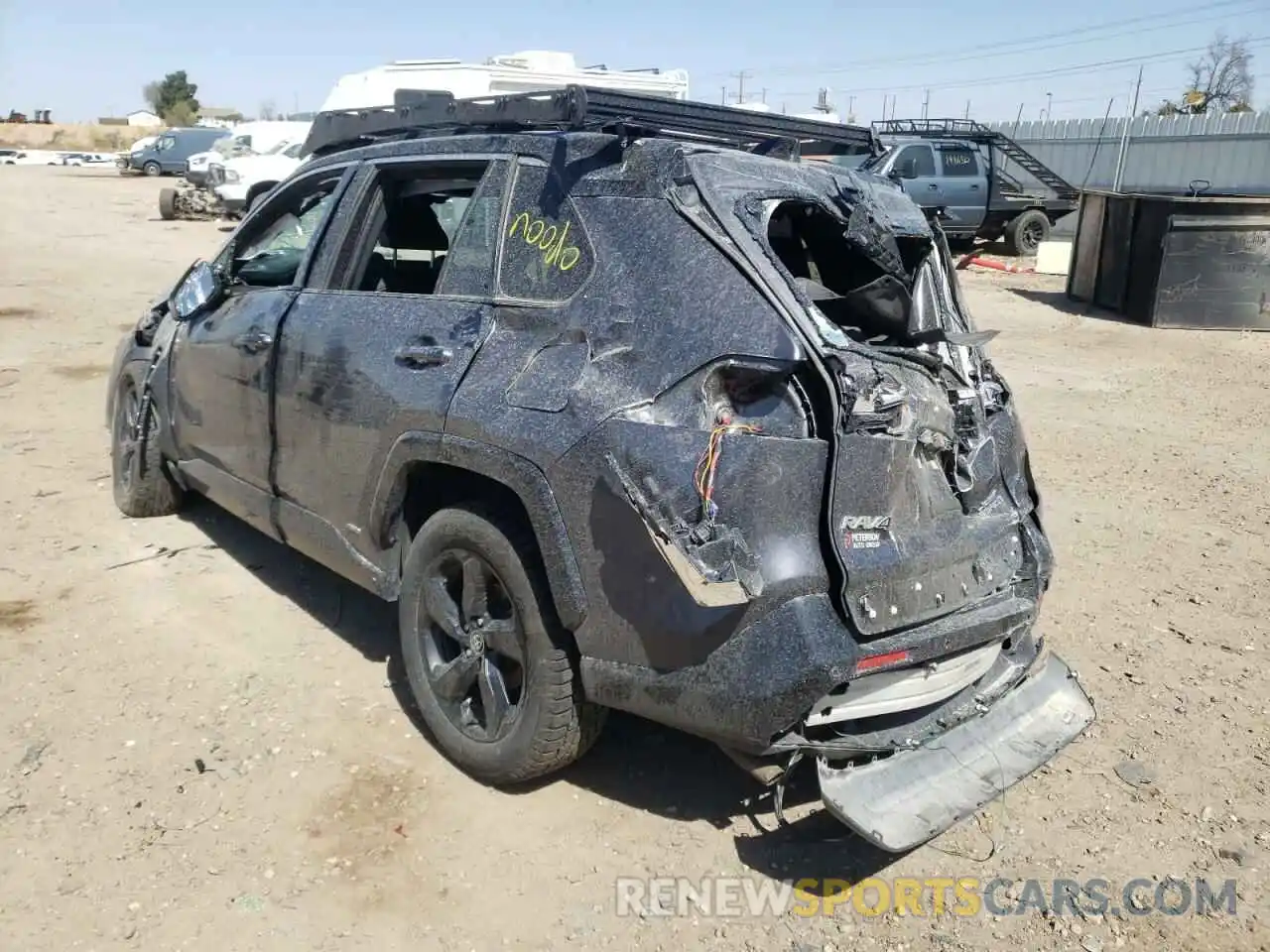 3 Photograph of a damaged car JTMEWRFVXLJ040628 TOYOTA RAV4 2020