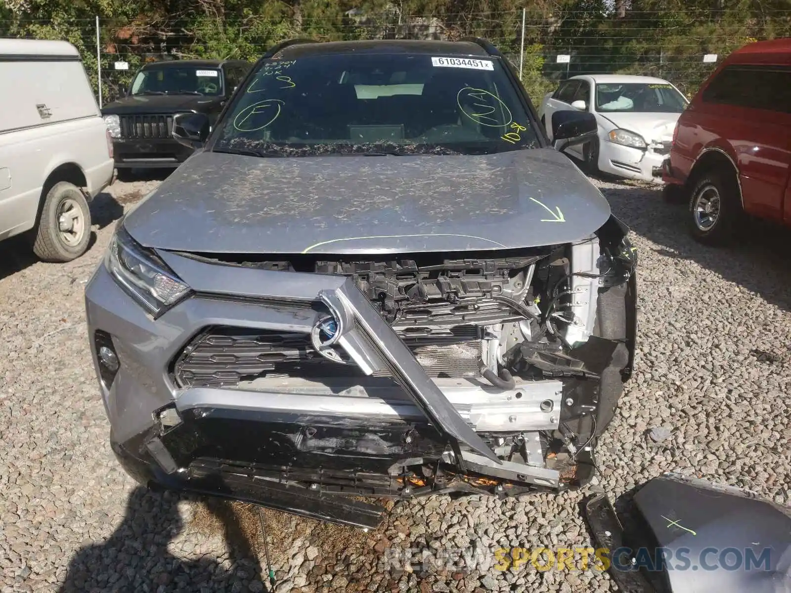 9 Photograph of a damaged car JTMEWRFVXLJ042881 TOYOTA RAV4 2020