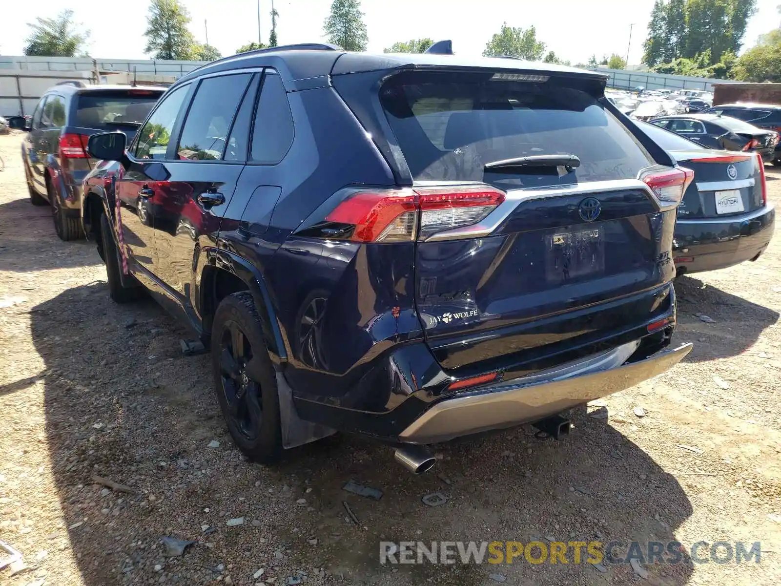 3 Photograph of a damaged car JTMEWRFVXLJ049233 TOYOTA RAV4 2020