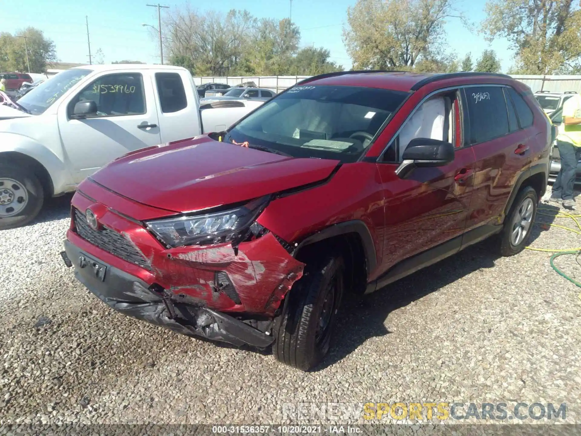 2 Photograph of a damaged car JTMF1RFV0LD049730 TOYOTA RAV4 2020