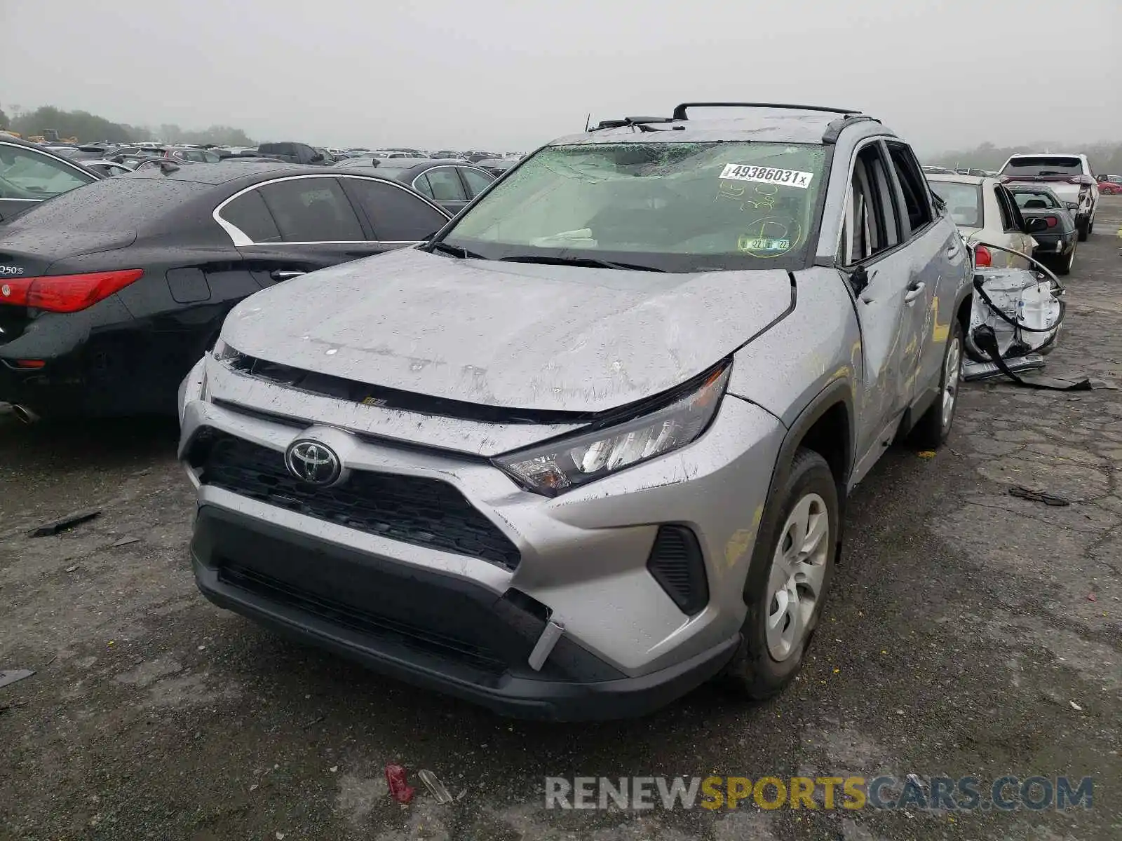 2 Фотография поврежденного автомобиля JTMF1RFV0LD051154 TOYOTA RAV4 2020