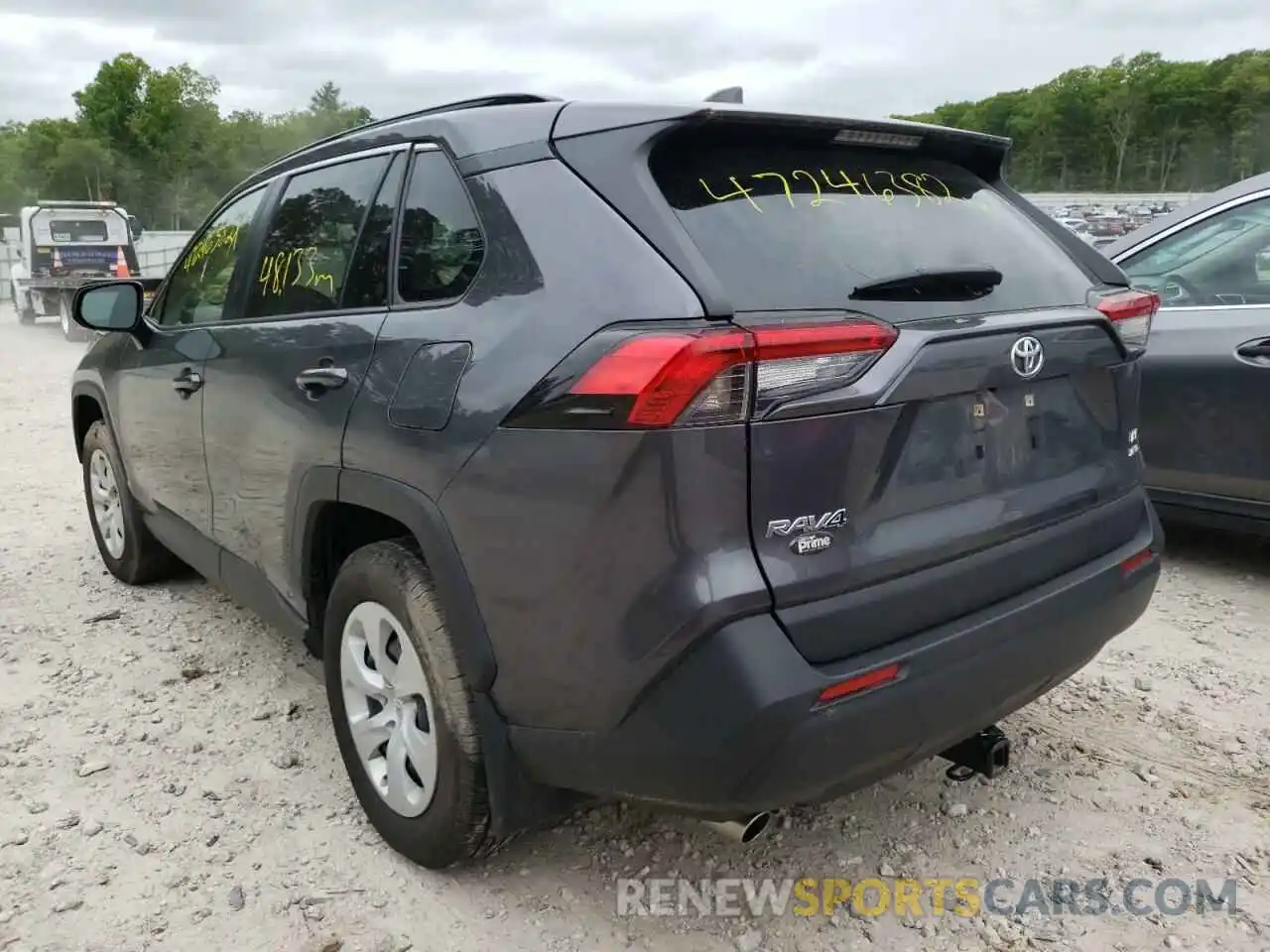 3 Photograph of a damaged car JTMF1RFV1LD052054 TOYOTA RAV4 2020