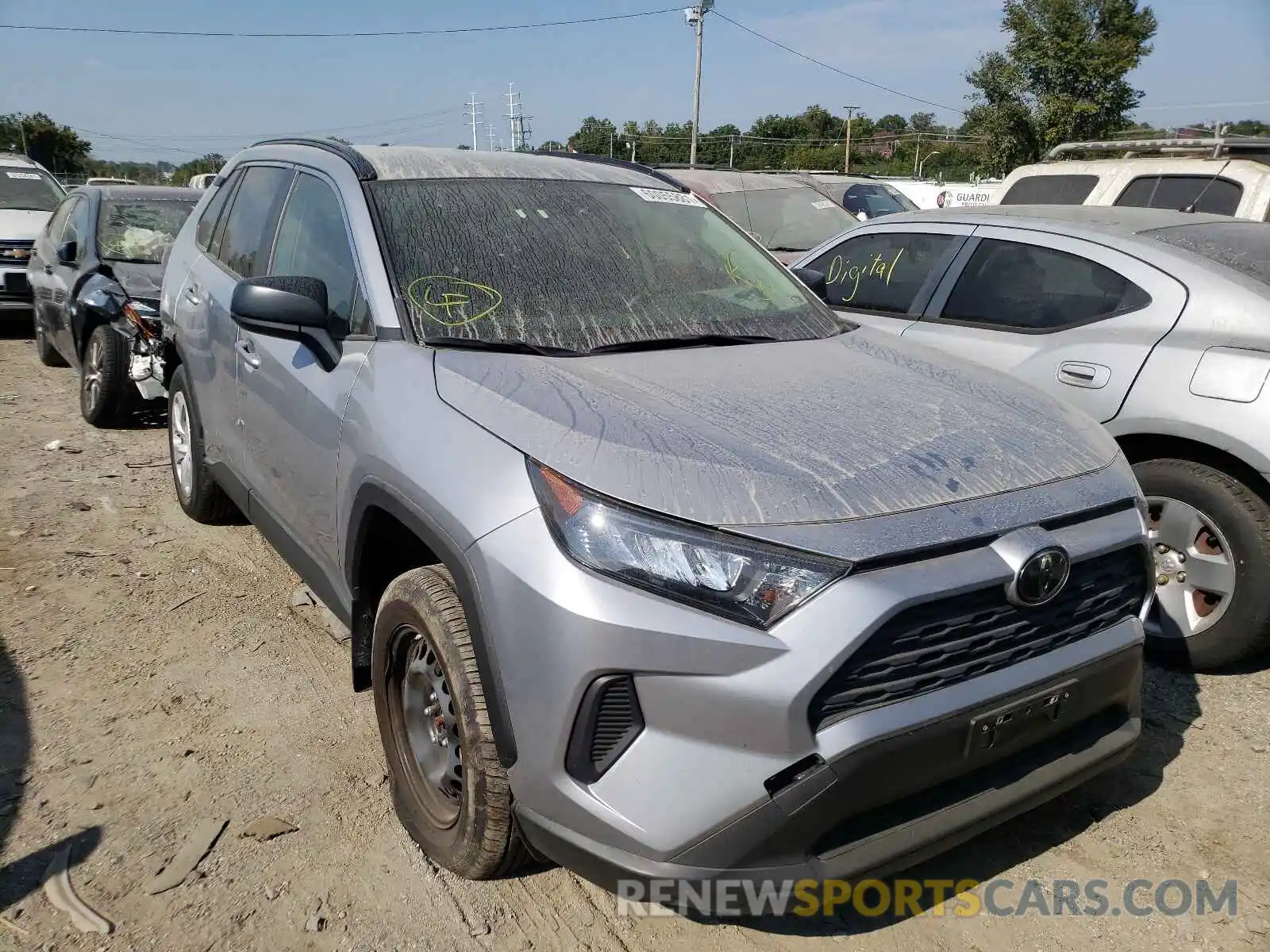 1 Photograph of a damaged car JTMF1RFV2LD529199 TOYOTA RAV4 2020