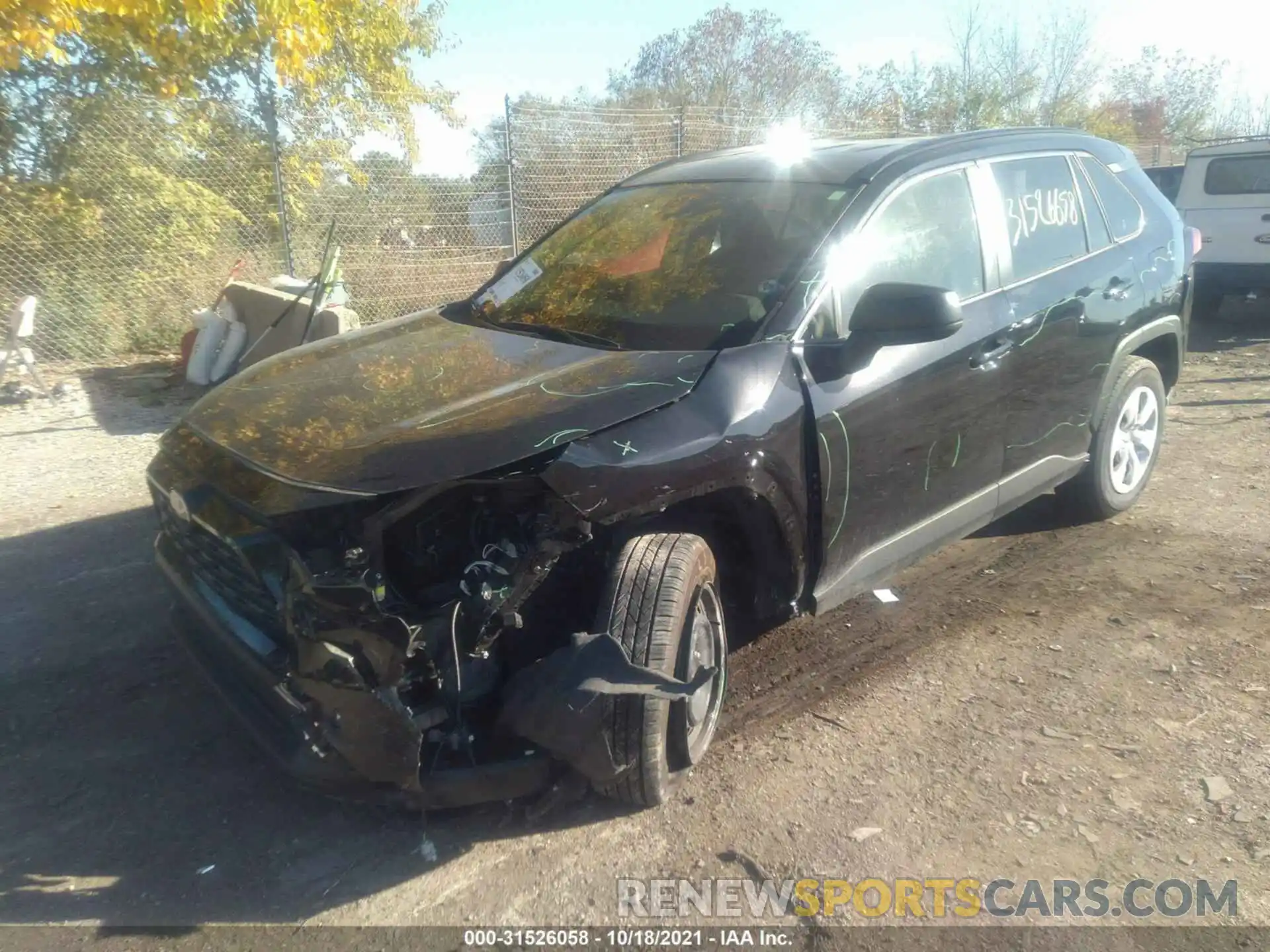 2 Photograph of a damaged car JTMF1RFV3LD053626 TOYOTA RAV4 2020