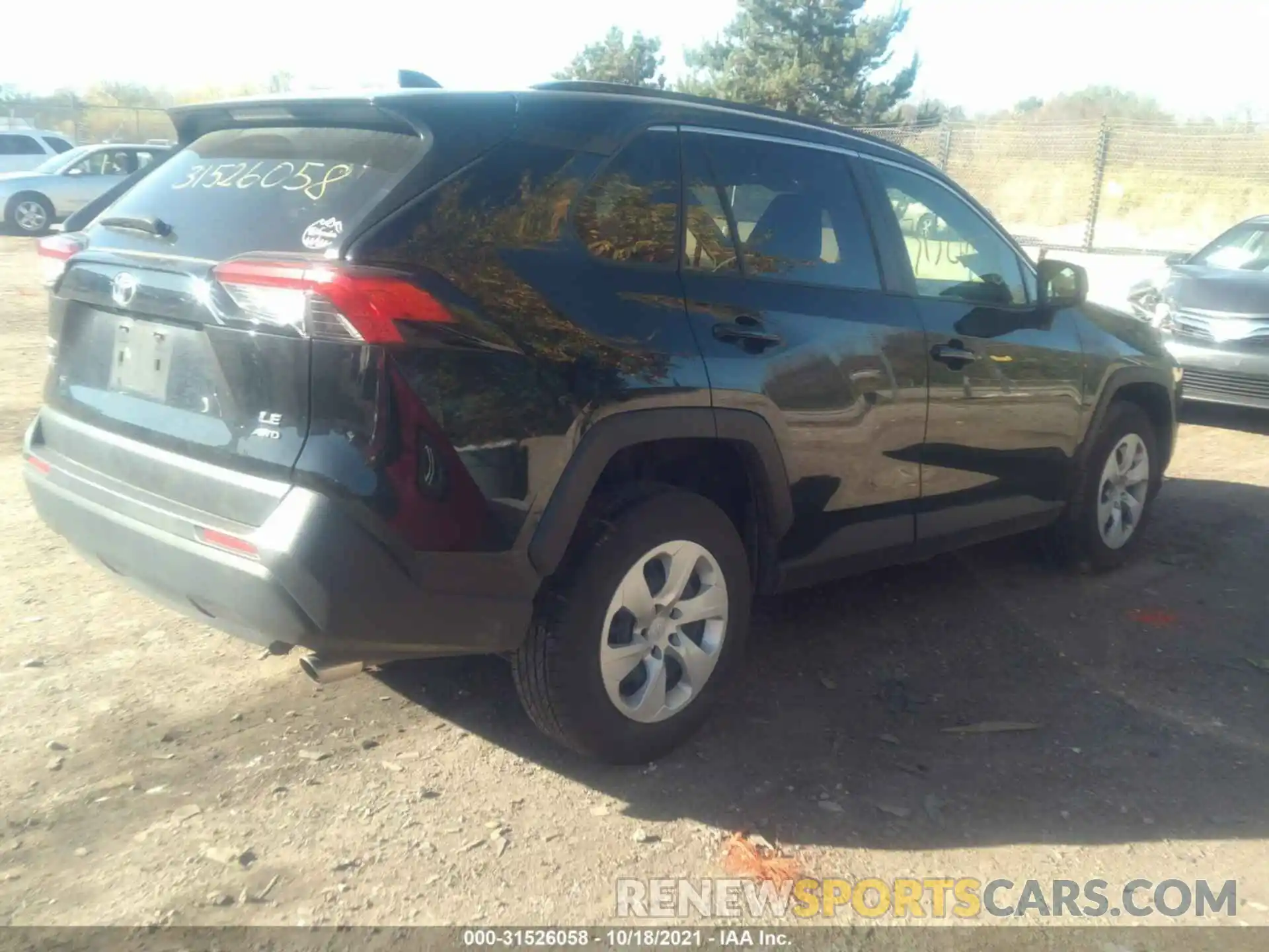 4 Photograph of a damaged car JTMF1RFV3LD053626 TOYOTA RAV4 2020