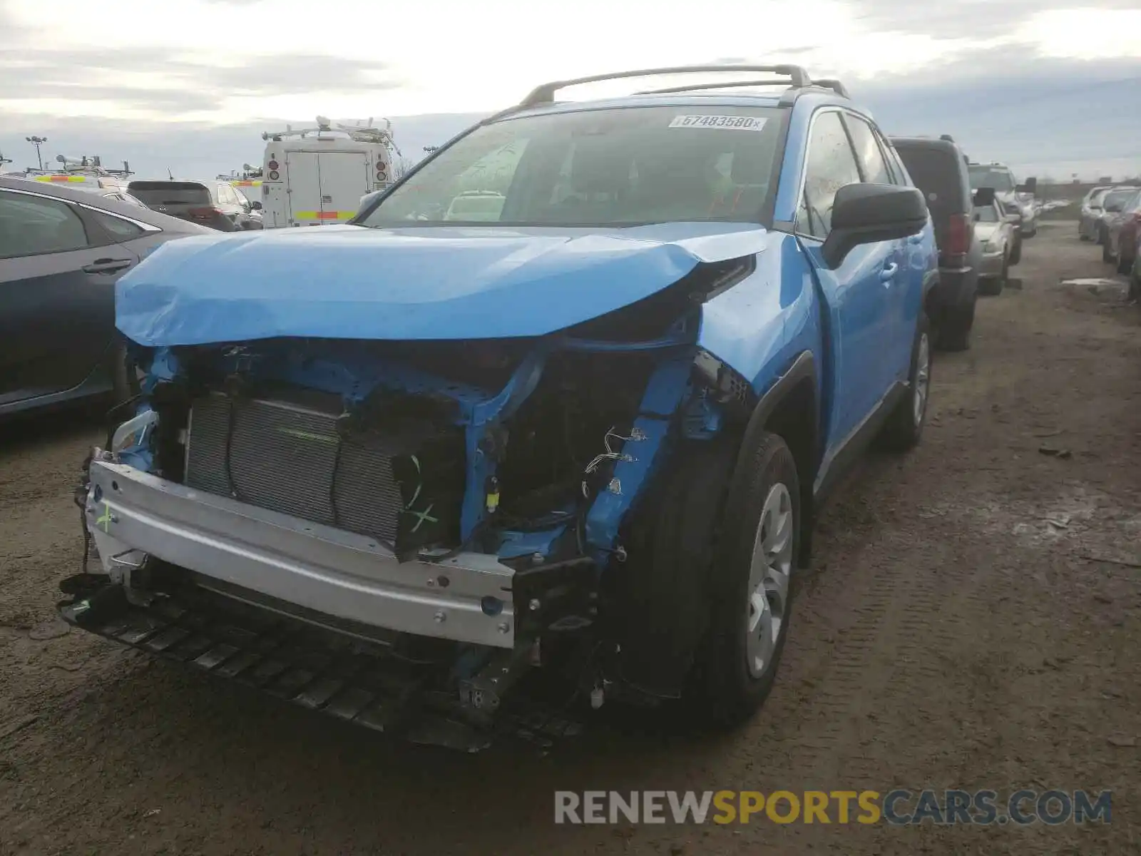 2 Photograph of a damaged car JTMF1RFV3LD067414 TOYOTA RAV4 2020