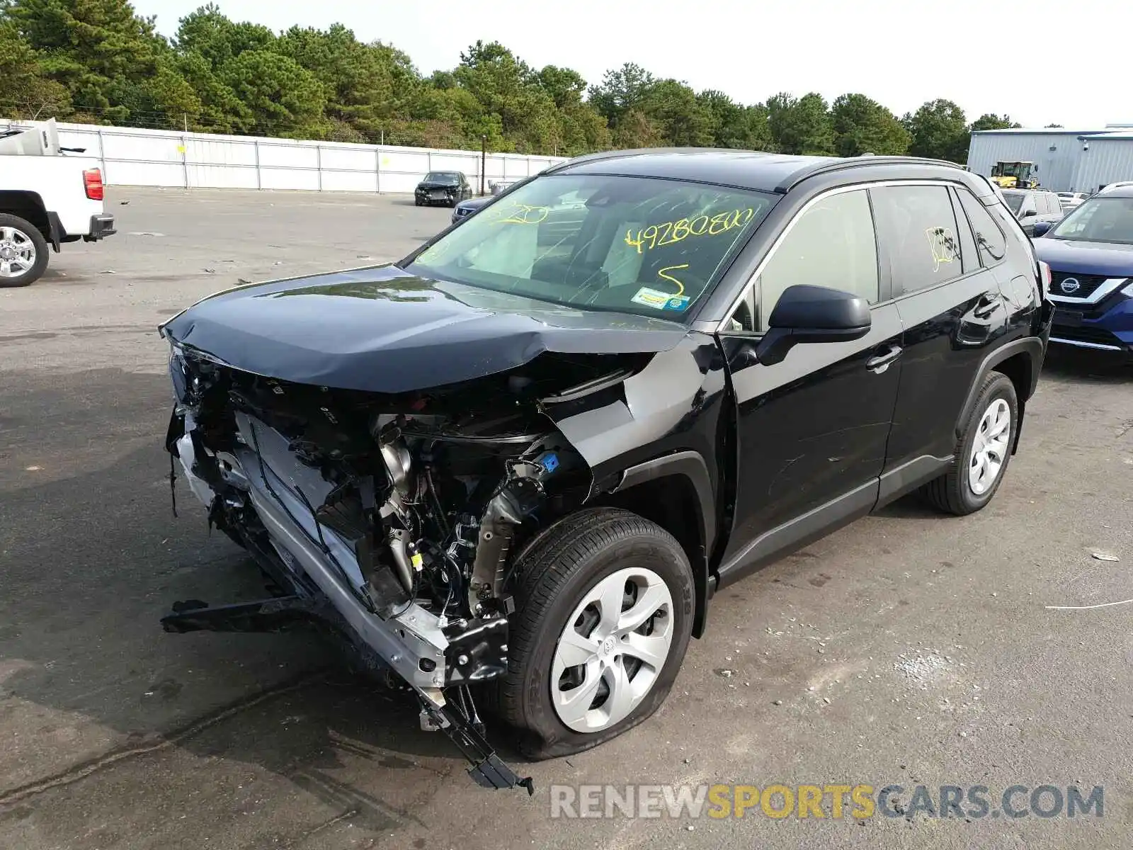 2 Photograph of a damaged car JTMF1RFV4LD056759 TOYOTA RAV4 2020