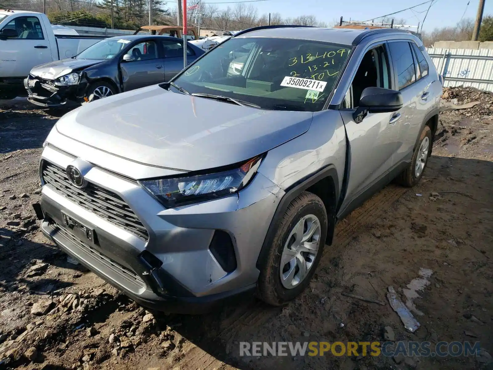 2 Photograph of a damaged car JTMF1RFV4LD064456 TOYOTA RAV4 2020