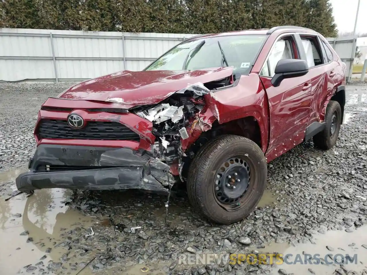 2 Photograph of a damaged car JTMF1RFV4LD525803 TOYOTA RAV4 2020