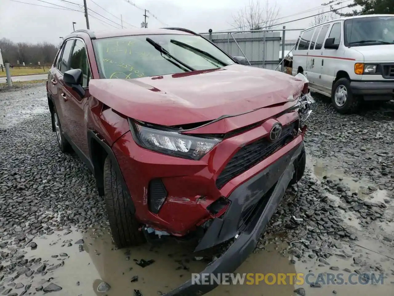 9 Photograph of a damaged car JTMF1RFV4LD525803 TOYOTA RAV4 2020