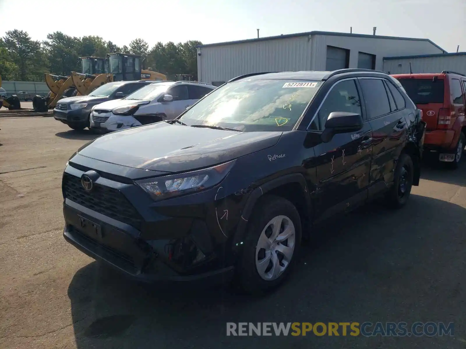 2 Photograph of a damaged car JTMF1RFV5LD058388 TOYOTA RAV4 2020