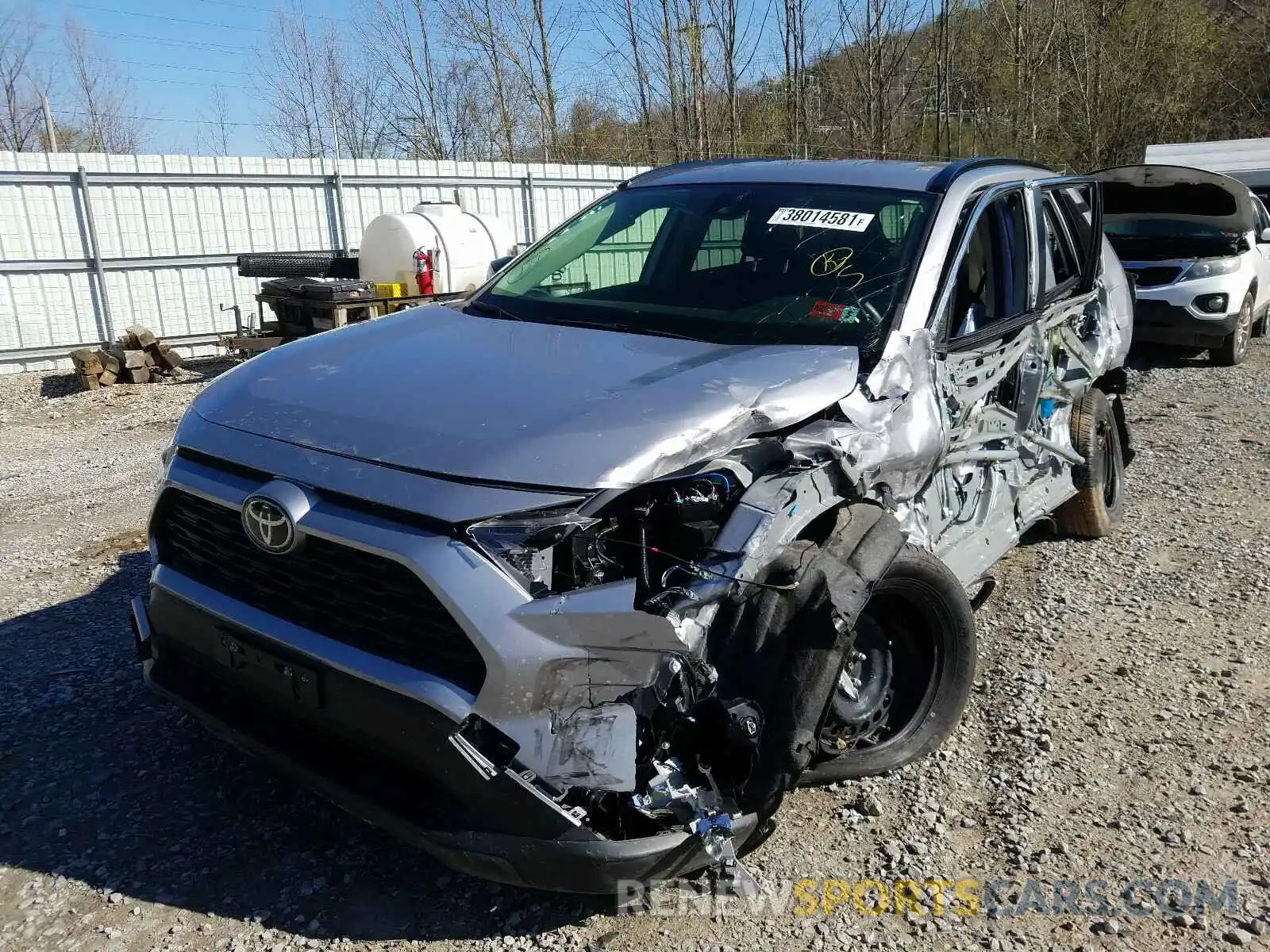 2 Photograph of a damaged car JTMF1RFV6LD050543 TOYOTA RAV4 2020