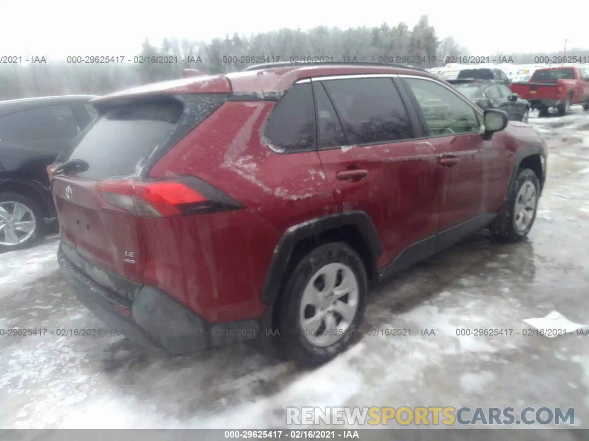 4 Photograph of a damaged car JTMF1RFV7LD049949 TOYOTA RAV4 2020