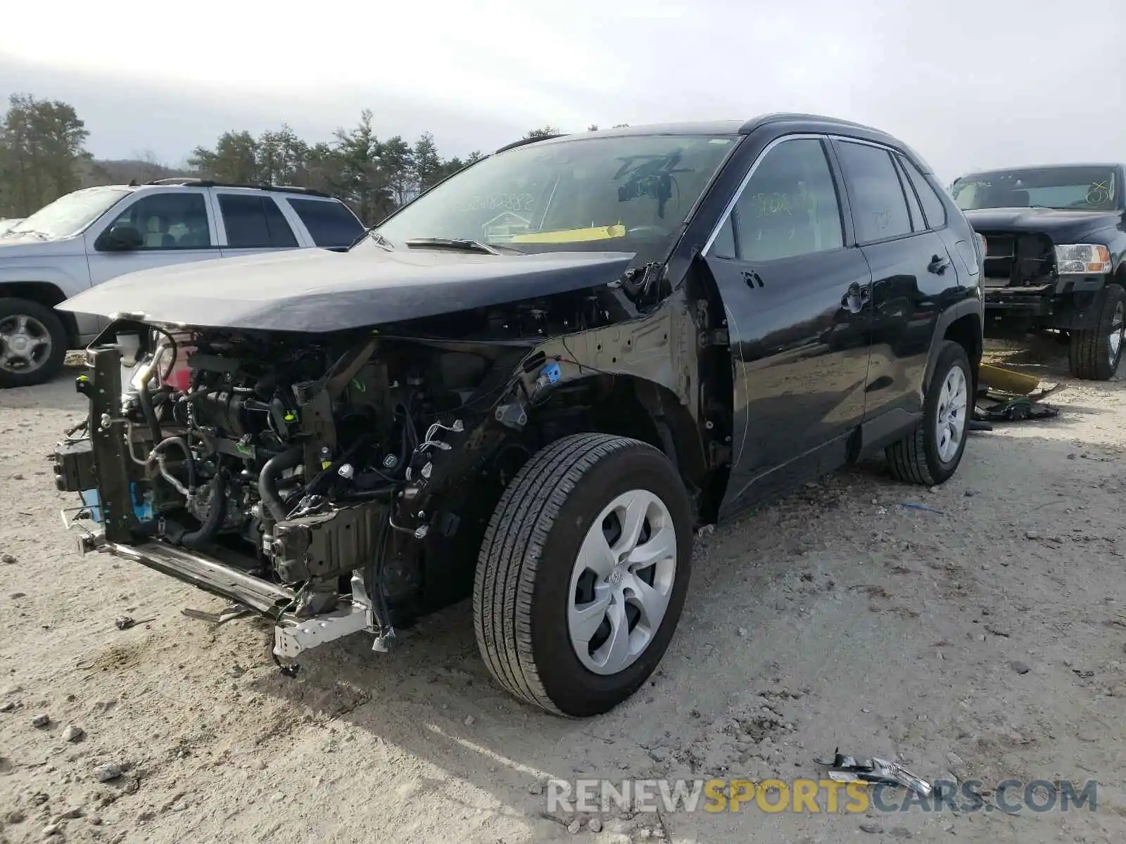 2 Photograph of a damaged car JTMF1RFV7LD530350 TOYOTA RAV4 2020