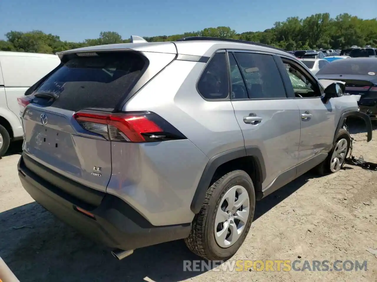 4 Photograph of a damaged car JTMF1RFV8LD047949 TOYOTA RAV4 2020