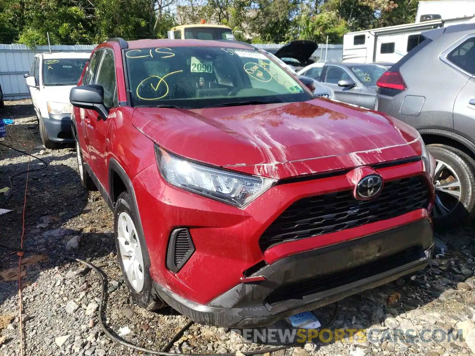 1 Photograph of a damaged car JTMF1RFV8LD056344 TOYOTA RAV4 2020