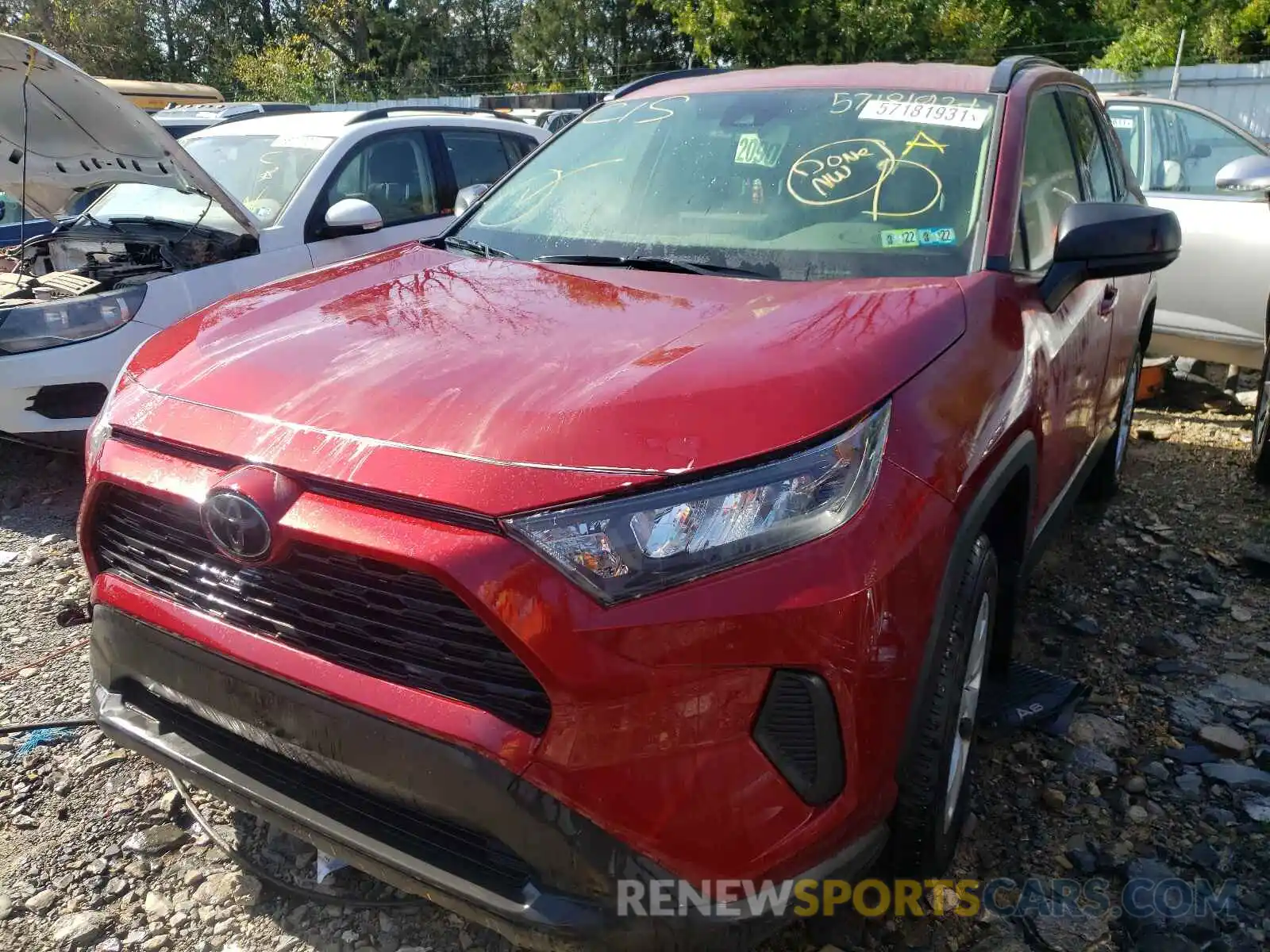 2 Photograph of a damaged car JTMF1RFV8LD056344 TOYOTA RAV4 2020