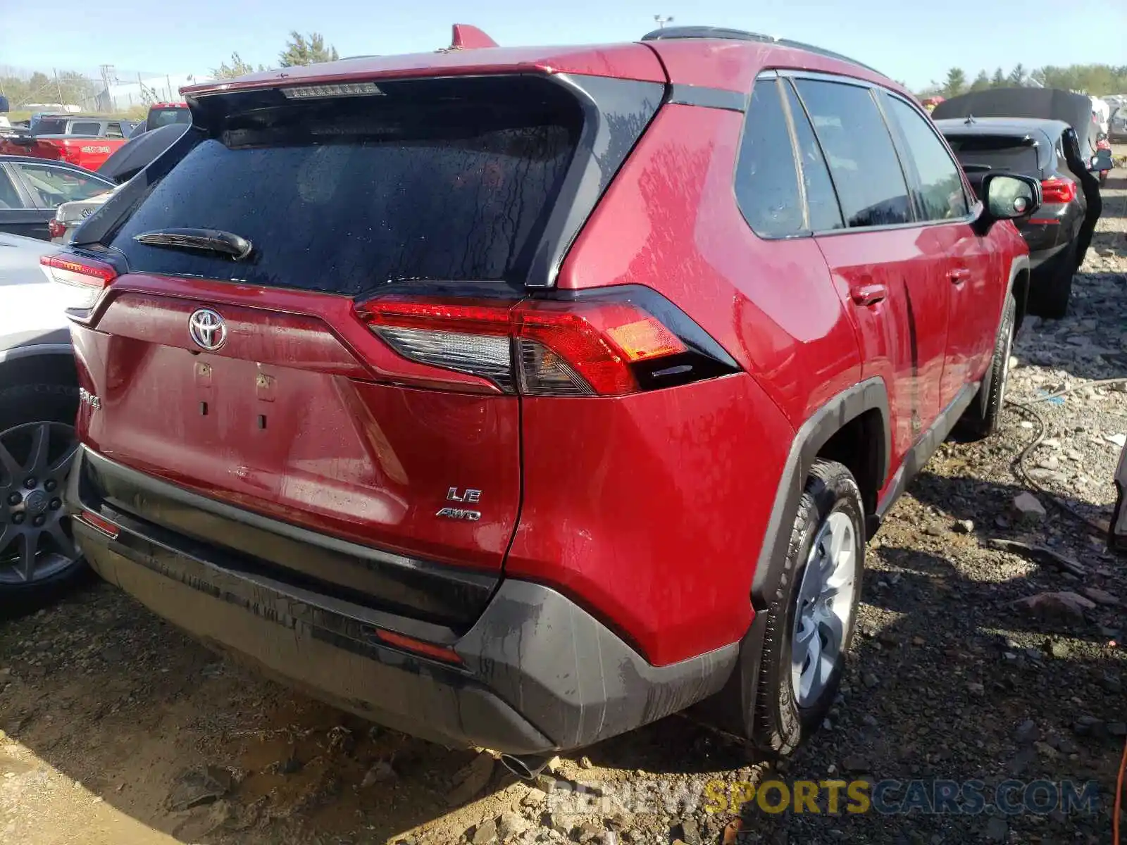 4 Photograph of a damaged car JTMF1RFV8LD056344 TOYOTA RAV4 2020