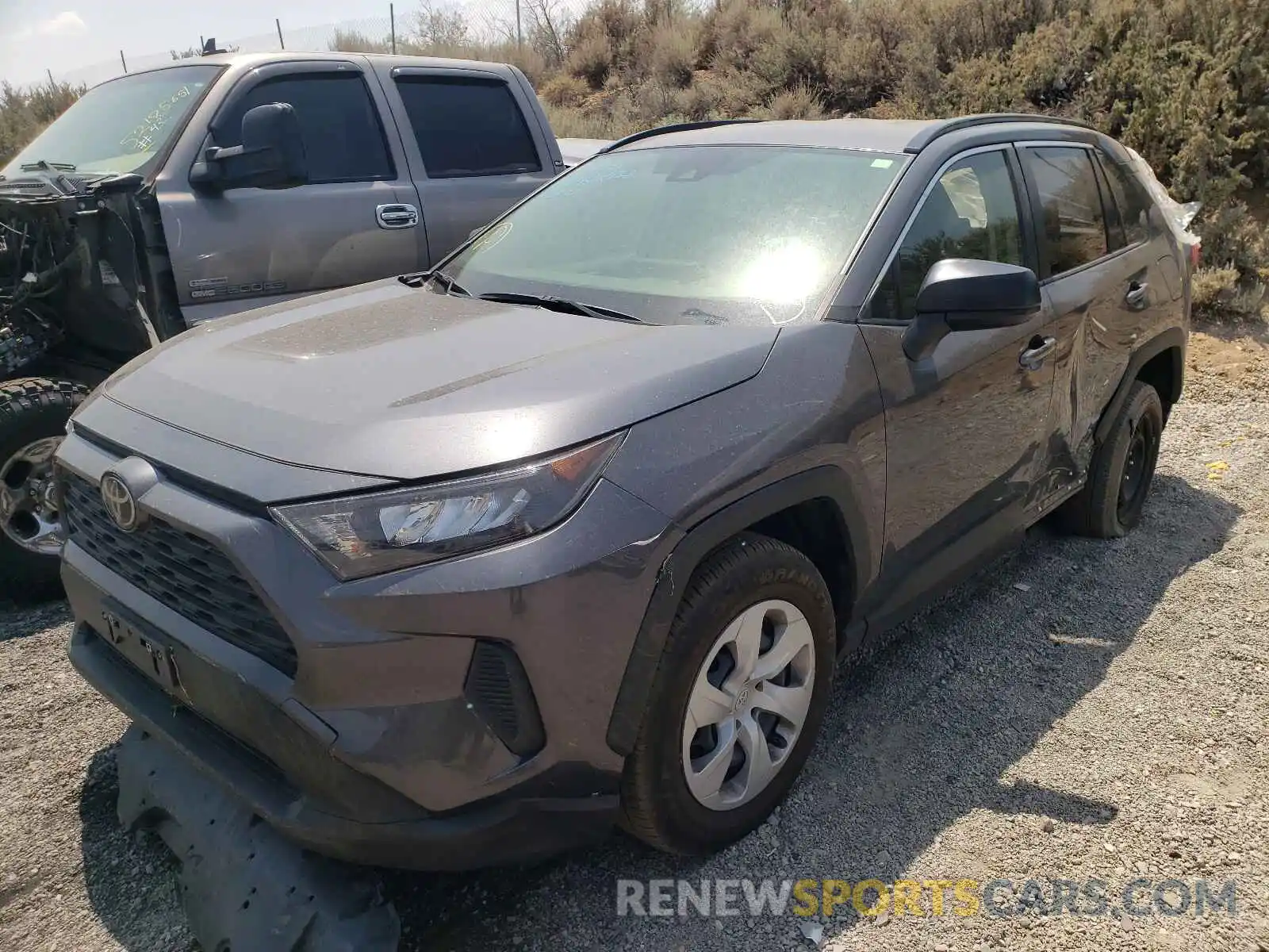 2 Photograph of a damaged car JTMF1RFVXLD048696 TOYOTA RAV4 2020