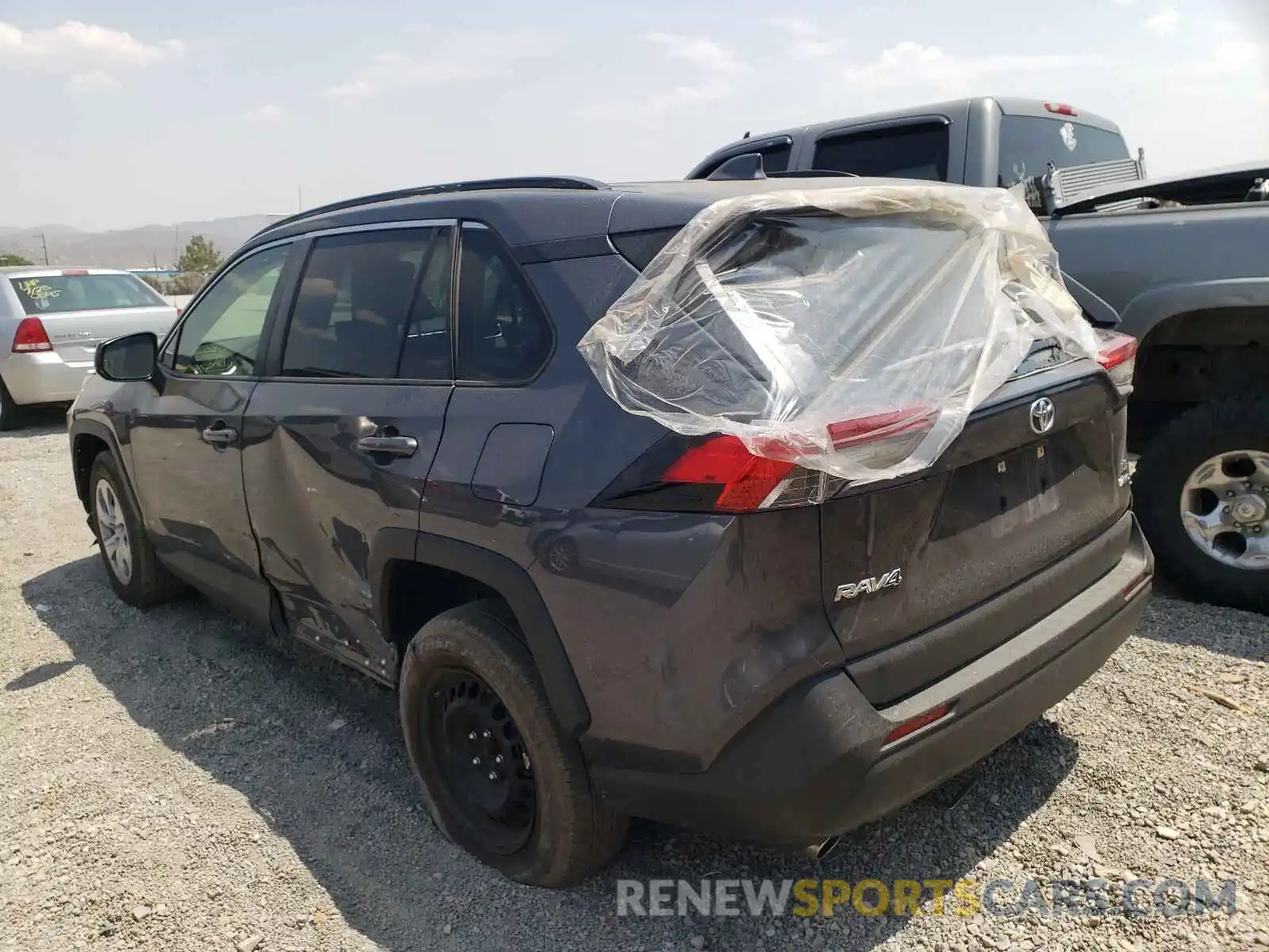 3 Фотография поврежденного автомобиля JTMF1RFVXLD048696 TOYOTA RAV4 2020