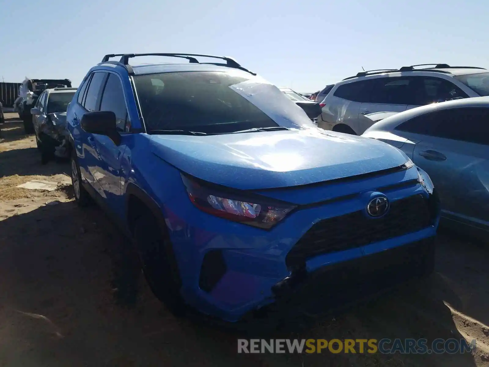 1 Photograph of a damaged car JTMF1RFVXLD051033 TOYOTA RAV4 2020