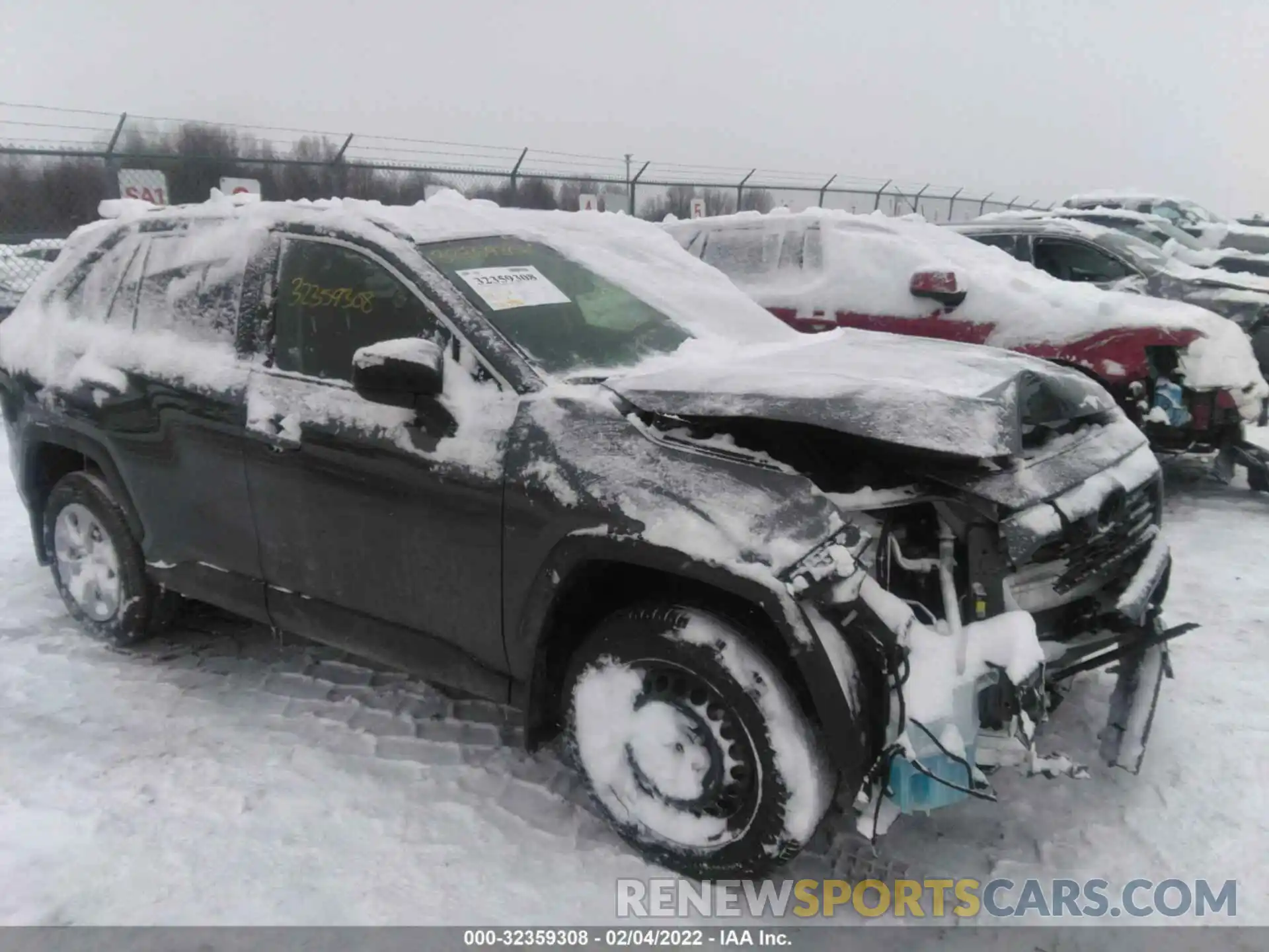 1 Photograph of a damaged car JTMF1RFVXLD051128 TOYOTA RAV4 2020