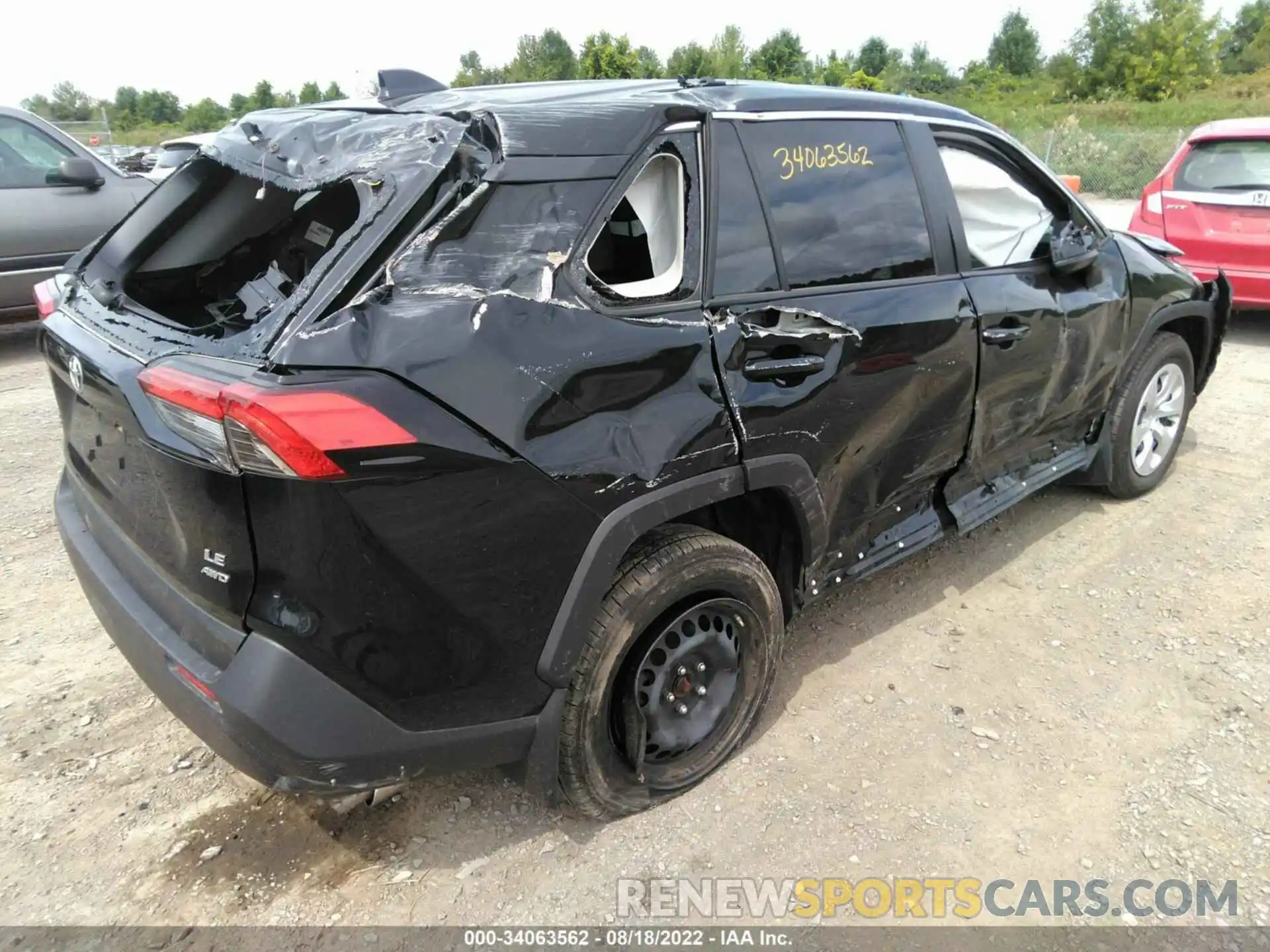 4 Photograph of a damaged car JTMF1RFVXLD056202 TOYOTA RAV4 2020