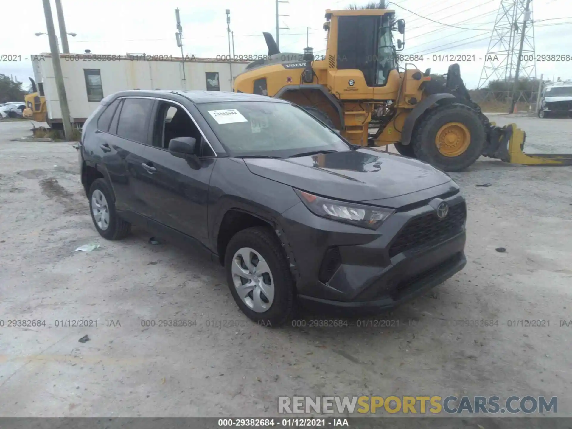 1 Photograph of a damaged car JTMF1RFVXLD060864 TOYOTA RAV4 2020