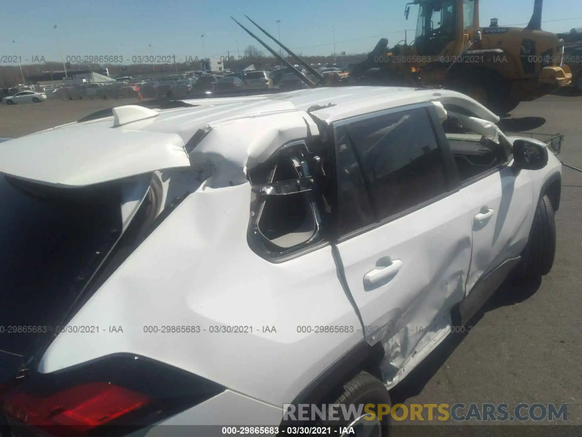 6 Фотография поврежденного автомобиля JTMF1RFVXLD062923 TOYOTA RAV4 2020