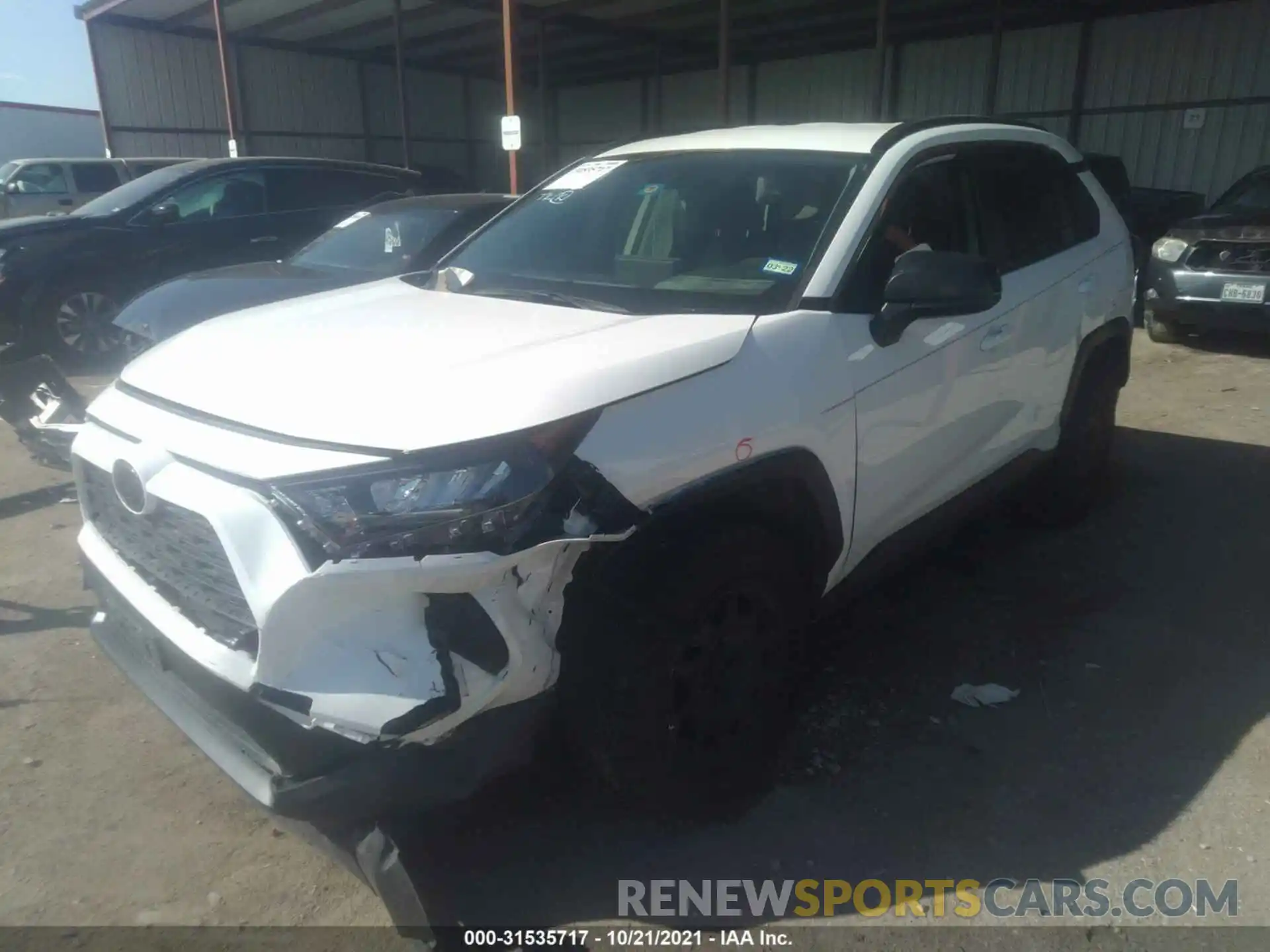 2 Photograph of a damaged car JTMF1RFVXLD528737 TOYOTA RAV4 2020