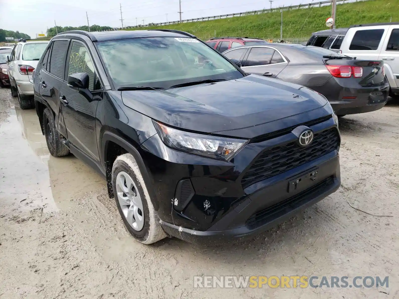 1 Photograph of a damaged car JTMG1RFV0LD047710 TOYOTA RAV4 2020