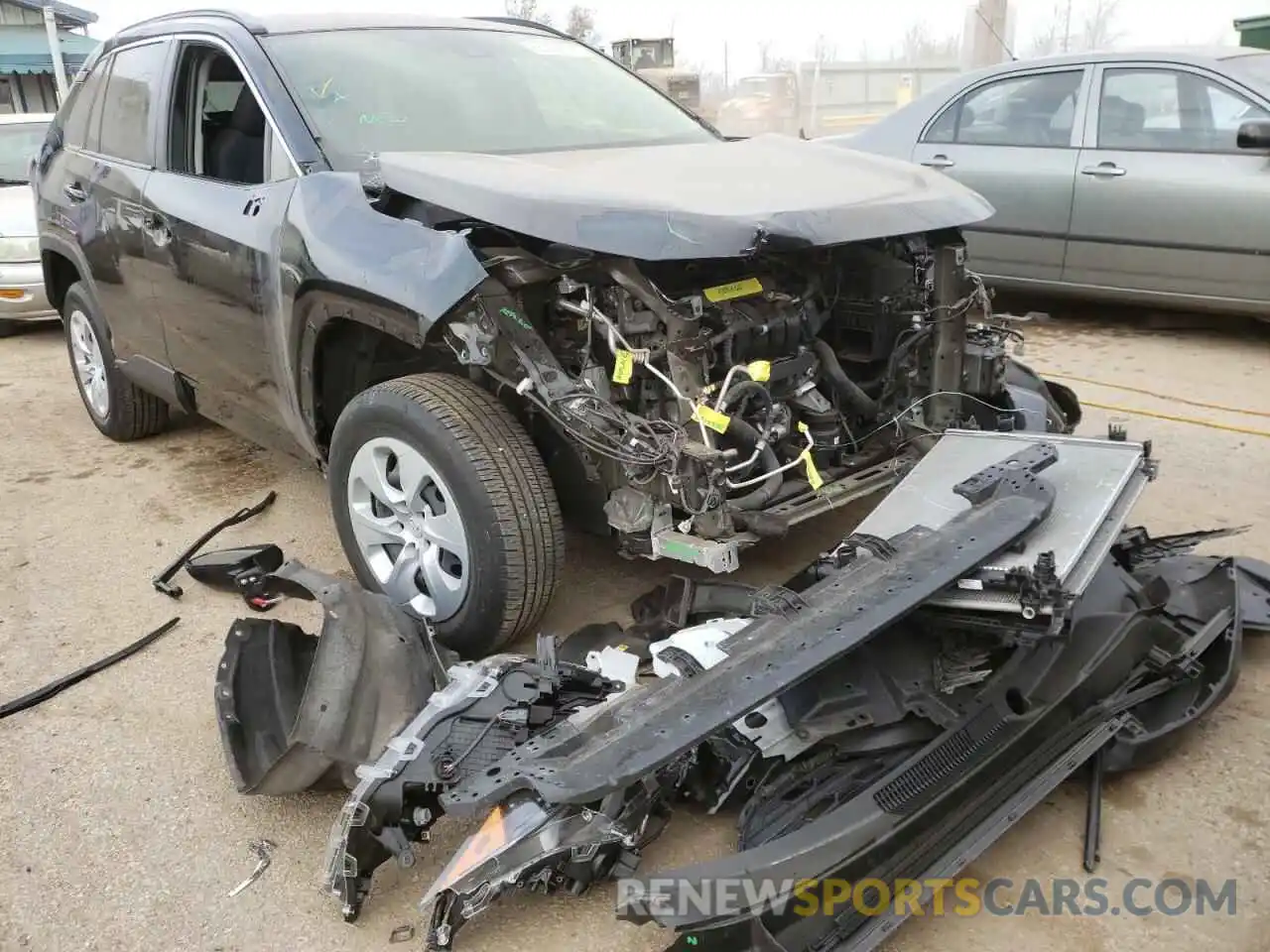 1 Photograph of a damaged car JTMG1RFV0LD048016 TOYOTA RAV4 2020