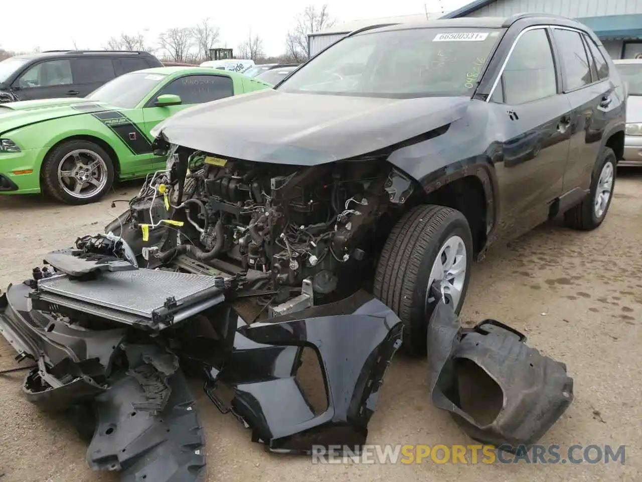 2 Photograph of a damaged car JTMG1RFV0LD048016 TOYOTA RAV4 2020