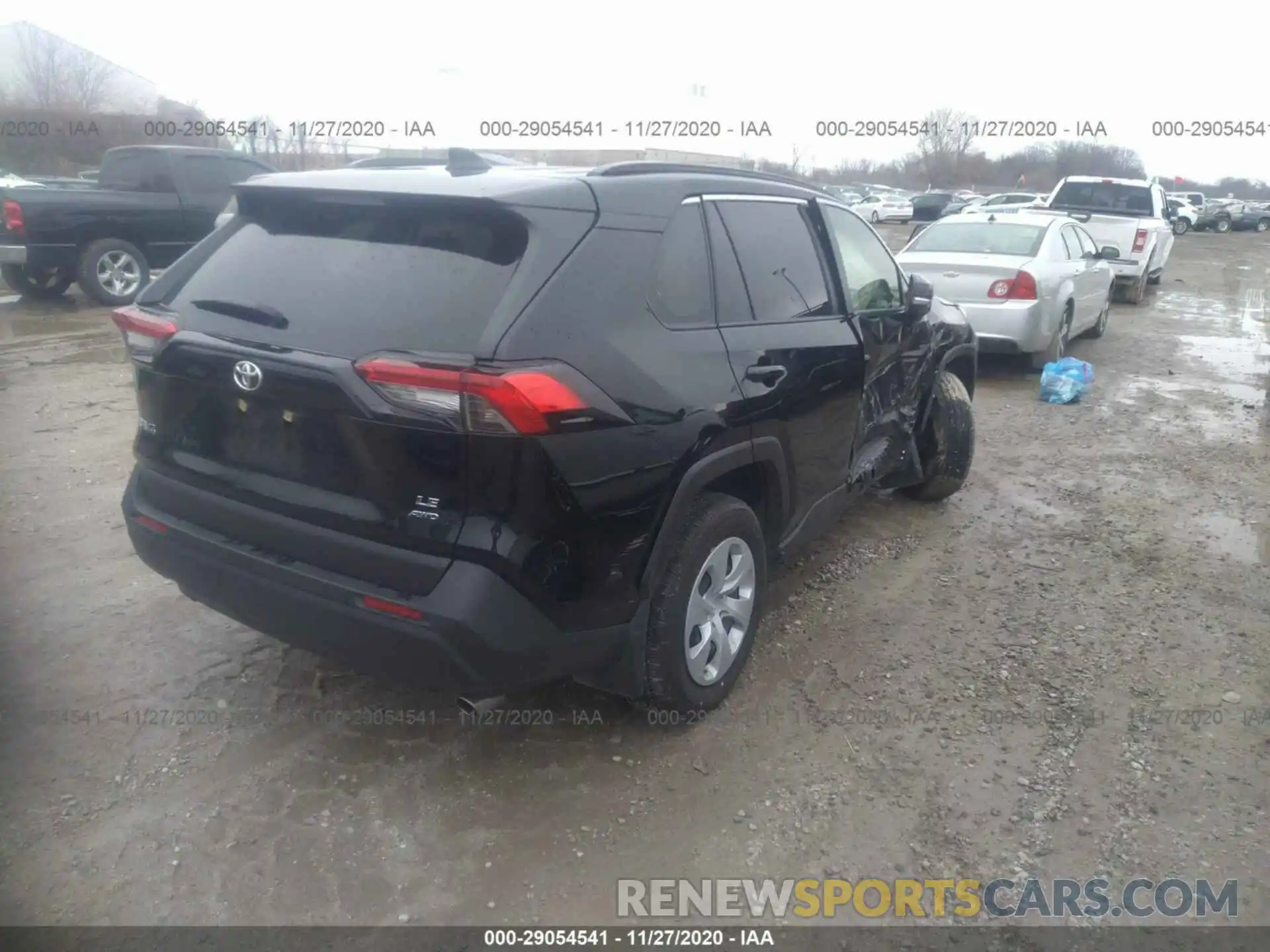 4 Photograph of a damaged car JTMG1RFV1LD064421 TOYOTA RAV4 2020