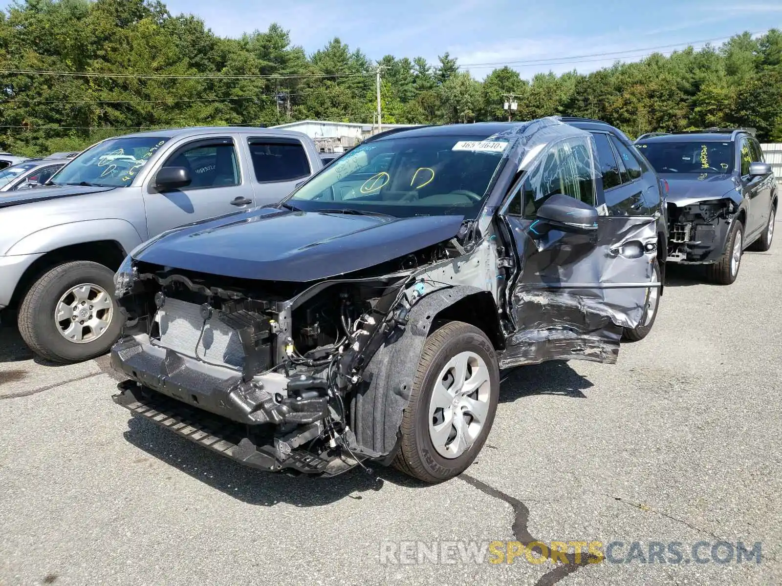 2 Photograph of a damaged car JTMG1RFV2LD061365 TOYOTA RAV4 2020