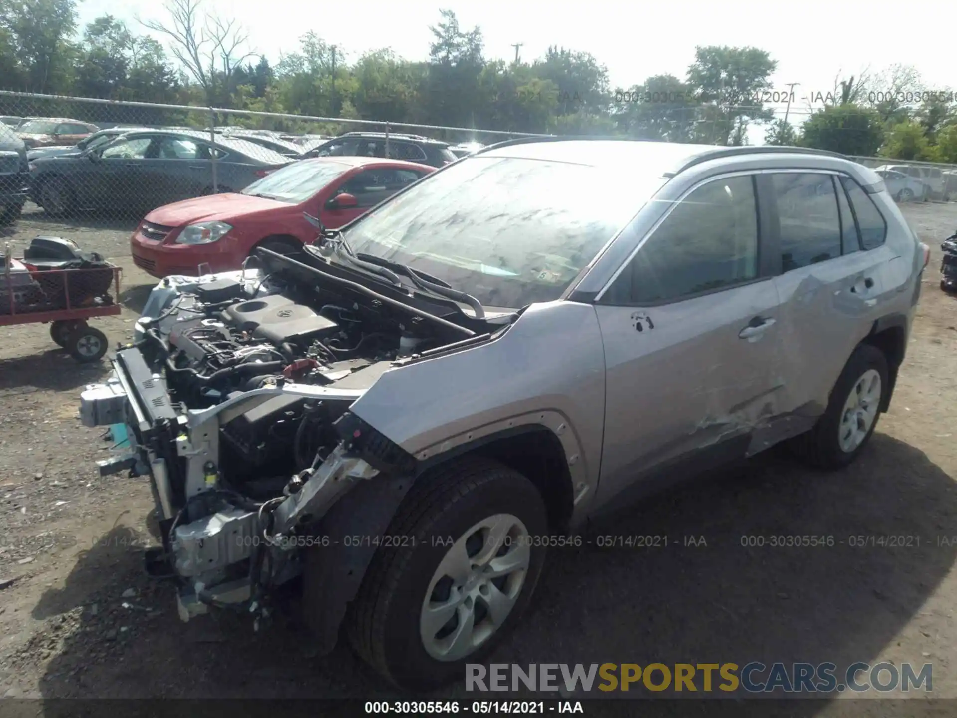 2 Photograph of a damaged car JTMG1RFV2LD062628 TOYOTA RAV4 2020