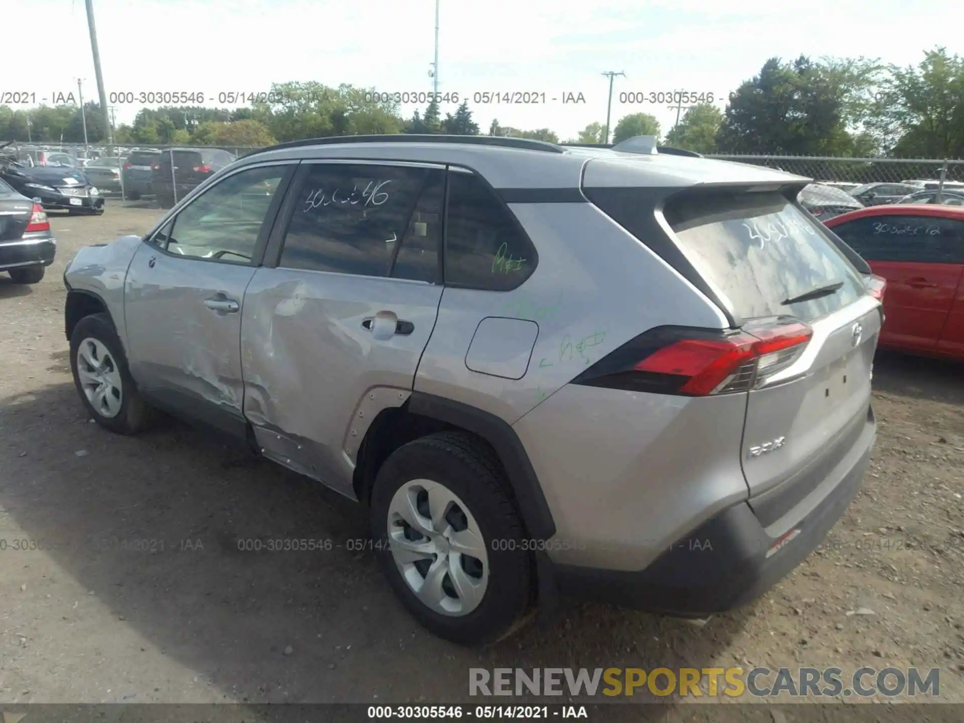 3 Photograph of a damaged car JTMG1RFV2LD062628 TOYOTA RAV4 2020