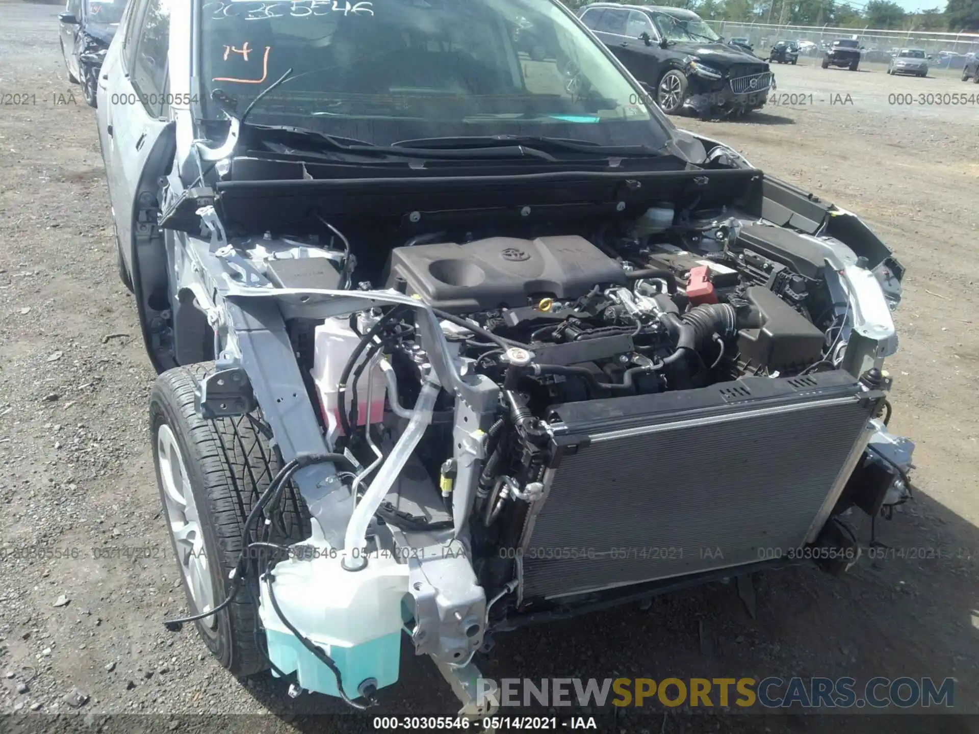 6 Photograph of a damaged car JTMG1RFV2LD062628 TOYOTA RAV4 2020