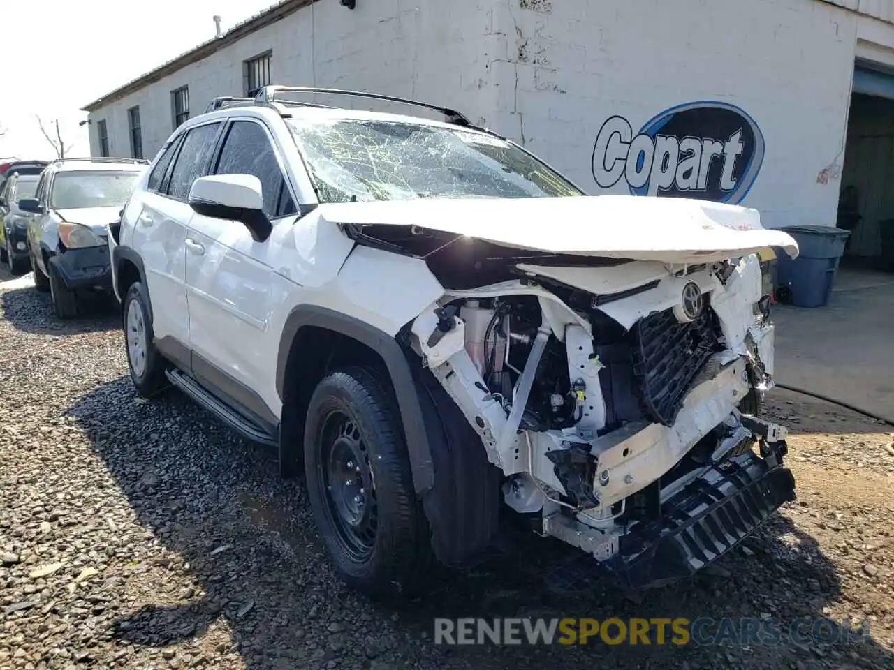 1 Photograph of a damaged car JTMG1RFV2LD064055 TOYOTA RAV4 2020