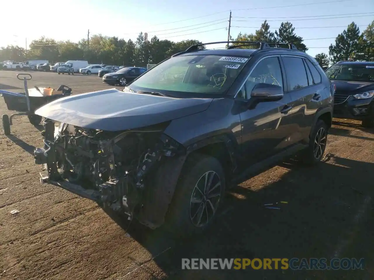 2 Photograph of a damaged car JTMG1RFV2LD064816 TOYOTA RAV4 2020