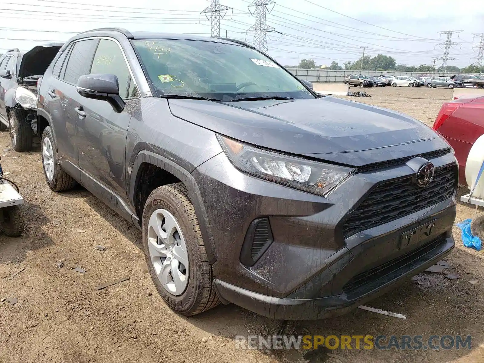 1 Photograph of a damaged car JTMG1RFV2LD068803 TOYOTA RAV4 2020