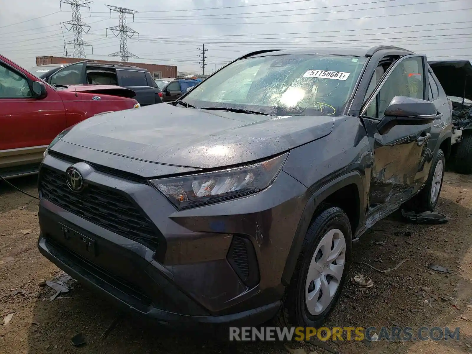 2 Photograph of a damaged car JTMG1RFV2LD068803 TOYOTA RAV4 2020