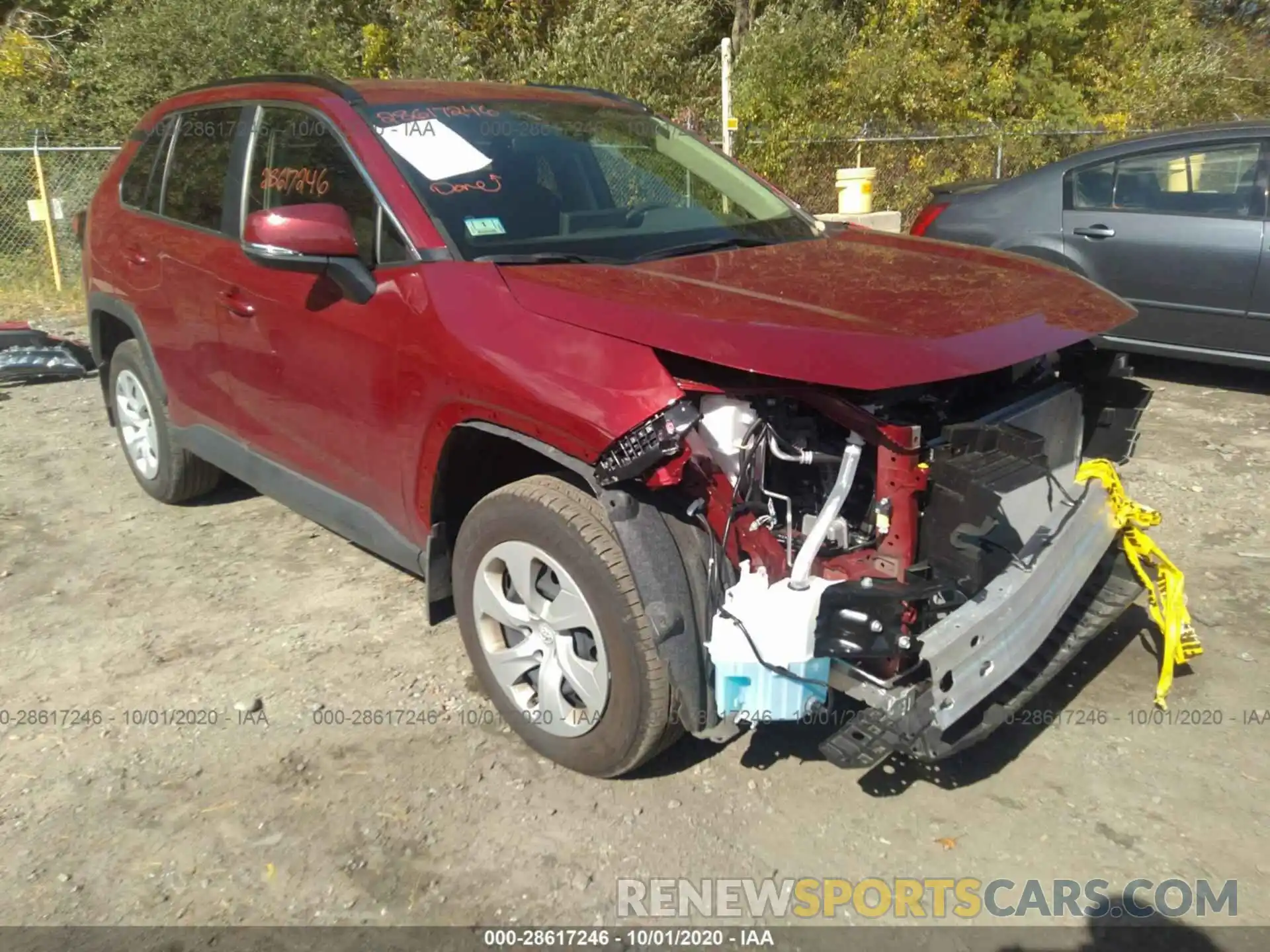 1 Photograph of a damaged car JTMG1RFV2LD524881 TOYOTA RAV4 2020