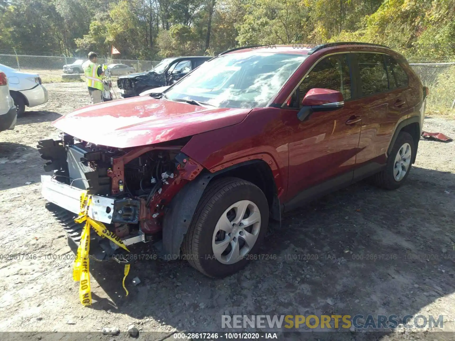 2 Photograph of a damaged car JTMG1RFV2LD524881 TOYOTA RAV4 2020