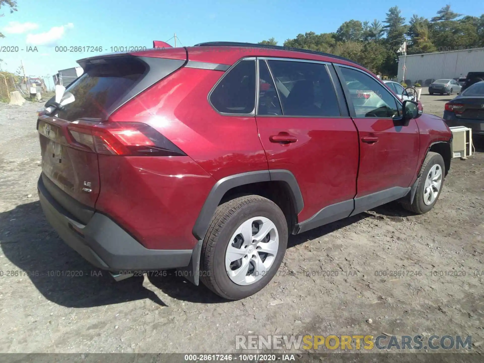 4 Photograph of a damaged car JTMG1RFV2LD524881 TOYOTA RAV4 2020