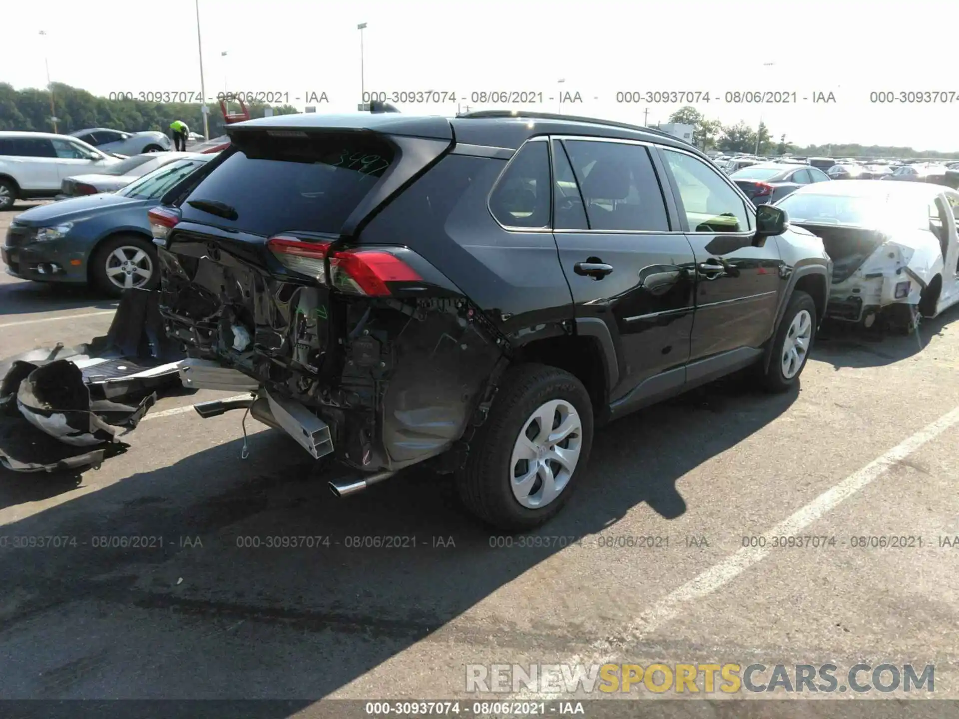 4 Photograph of a damaged car JTMG1RFV3LD049516 TOYOTA RAV4 2020