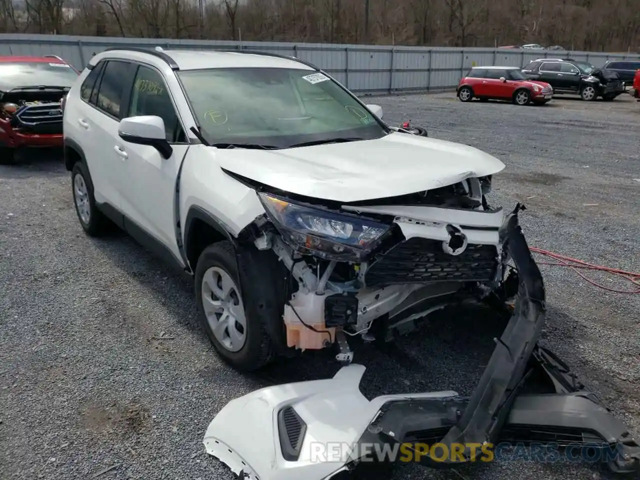 1 Photograph of a damaged car JTMG1RFV3LD050469 TOYOTA RAV4 2020